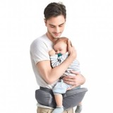 Marsupiu Ergonomic 3 &icirc;n 1 pentru Bebelusi si Copii, 0-36 Luni, Bretele Reglabile, Gri