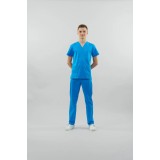 Bluză medicală Clio unisex XS 451 - Albastru safir