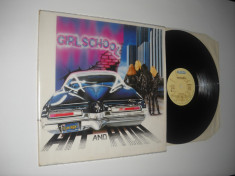 GIRLSCHOOL (al 2-lea): Hit And Run (1981) vinil hard &amp;amp; heavy,stare VG spre VG+ foto