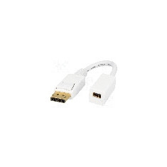 Cablu {{Tip cablu de conectare}}, DisplayPort mufa, mini DisplayPort soclu, {{Lungime cablu}}, {{Culoare izola&#355;ie}}, LOGILINK - CV0040