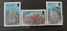 PITCAIRN ISLANDS 1994 Fauna marina/ Pesti Corali, serie + colita MNH, 3v+1v foto