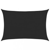 Cumpara ieftin Panza parasolar, negru, 5x6 m, HDPE, 160 g/m&sup2;