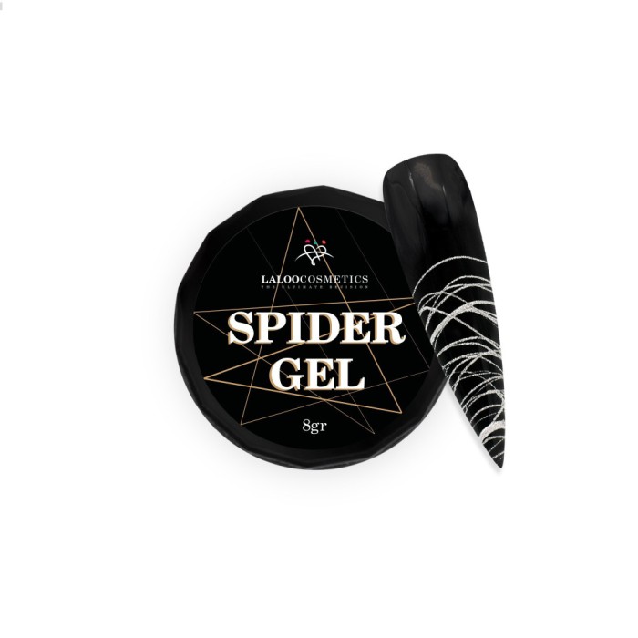 Gel fibros Spider Argintiu 8g