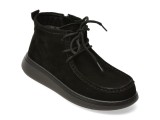 Ghete FLAVIA PASSINI negre, 62557, din nabuc