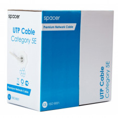 Cablu UTP SPACER, cat 5E, Cupru, rola 305m