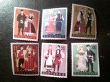 Serie Bulgaria 1968 - Folclor - Costume Populare , 6 valori