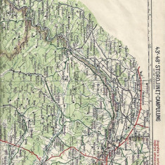 Harta partiala Bucovina (zona Storojinet-Campulung Moldovenesc)