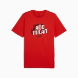 AC Milan tricou de bărbați Culture red - S