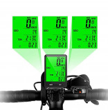 Kilometraj Wireless pentru Bicicleta 15 functii Display Led monitorizare Calorii