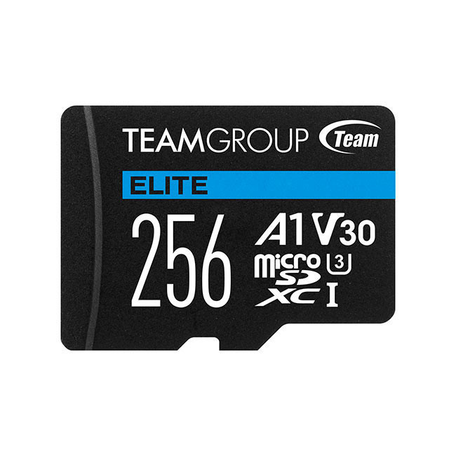 Card de memorie MicroSDXC 256Gb, UHS-I, TeamGroup Elite 64537, 100MB s, UltraHD 4K, cu adaptor