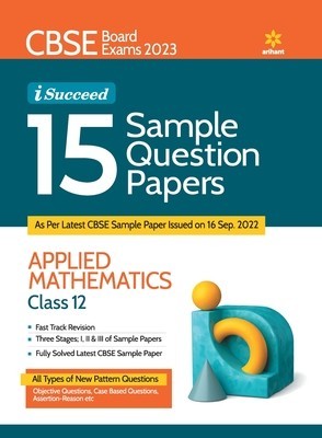 CBSE Board Exams 2023 I Succeed 15 Sample Question Papers Mathematics Class 12th foto