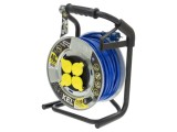 Prelungitor alimentare KEL 3x2,5mm&sup2; 4 Prize 40m 16A Albastru