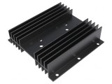 Radiator Negru Extrudat TO3 100x102x25mm