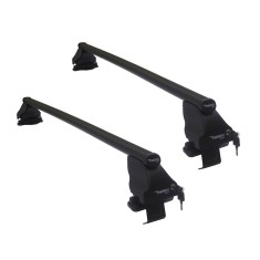 Set bare transversale portbagaj din aluminiu marca Twinny Load, bare, suporti si antifurt cu cheie, Ford Fiesta 2002-2008 5 Usi; Fusion 2002-2012, Ku foto