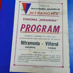 program Nitramonia Fagaras - Viitorul Vaslui