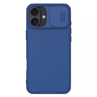 Husa iPhone 16 Plus Nillkin CamShield Pro, albastru foto