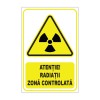 Indicator avertizare radiații &ndash; Zonă controlată