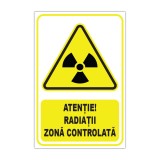 Indicator avertizare radiații &ndash; Zonă controlată