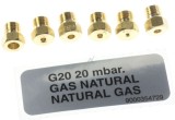 SET DUZE INJECTOR GAZ NATURAL 00622830 pentru aragazuri si plite BOSCH/SIEMENS