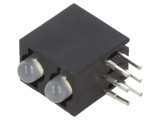 LED 3mm Roșu/Verde, 2 diode