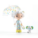 Figurine Tinyly Prunelle &amp; Bianca, Djeco