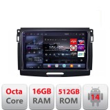 Navigatie Ford Ranger 2015-2020 Edotec Kit-574-v3 8 core QLED 2K 16+512GB 360 Android Waze USB Navigatie Internet Youtube CarStore Technology