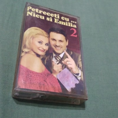 CASETA AUDIO PETRECETI CU NICU SI EMILIA 2 RARA!!ORIGINALA foto