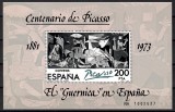 Spania 1981 - 100 de ani de la nașterea lui Picasso, 1881-1973, Colita, MNH, Nestampilat