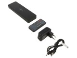 Switch HDMI 2.0 HDCP 2.2 Negru cu 4 Intrări HDMI și Intrare DC