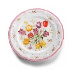 Farfurie portelan multicolor Lalele &Oslash; 20 cm