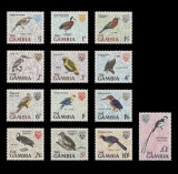 GAMBIA 1966 FAUNA PASARI