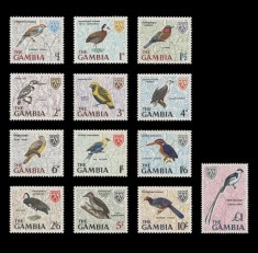 GAMBIA 1966 FAUNA PASARI foto