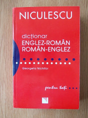 DICTIONAR ENGLEZ-ROMAN, ROMAN- ENGLEZ, 2007 foto