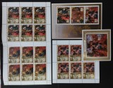 NIUE-CRACIUN 1987,PICTURI-DURER.-3x6v in 3 M/Sh.+ 1 M/Sh+1 S/Sh.-MNH**-NIU 001C, Arta