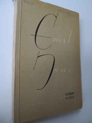 Scrieri alese - Emil Isac foto