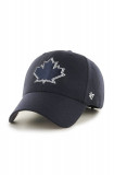 47brand șapcă MLB Toronto Blue Jays culoarea albastru marin, cu imprimeu, 47 Brand