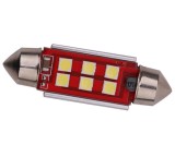 Bec auto C5W Sofit cu 6 led-uri 39mm