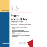 Legea societatilor si legislatie conexa. Actualizata 29 ianuarie 2024 - Sergiu Golub
