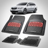 Cumpara ieftin Covorase Skoda Superb II Combi Tavita Cauciuc Compatibile 2008&ndash;2015 | Red