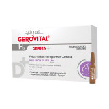 Fiole cu ser concentrat antirid H3 Derma+, 10 fiole x 2 ml, Gerovital, Farmec