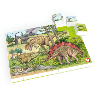 Puzzle Lumea dinozaurilor Hubelino (35 piese) foto