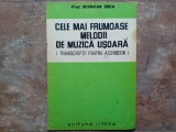Cele mai frumoase melodii de muzică ușoară (Transcriții pentru acordeon) - Octavian Coca.