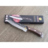 Cutit profesional universal, lama inox 17 cm, maner lemn, lungime totala 29 cm