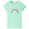 Tricou pentru copii, verde strălucitor, 140
