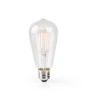 Bec Edison Wi-Fi Smart LED Filament Bulb E27 ST64 5W 500lm Nedis