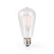 Bec Edison Wi-Fi Smart LED Filament Bulb E27 ST64 5W 500lm Nedis