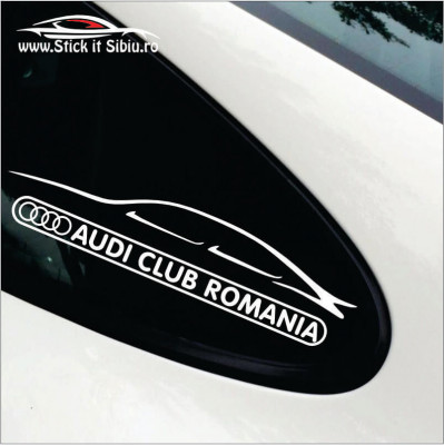 Audi Club Romania - Stickere Auto foto