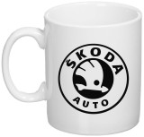 Cana alba personalizata &quot;Skoda Black&quot;, INOVATIX&reg;. 330ml, Oem