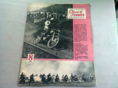 REVISTA SPORT SI TEHNICA NR.8/1968 foto