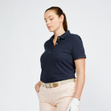 Tricou Polo Golf MW500 bleumarin Damă